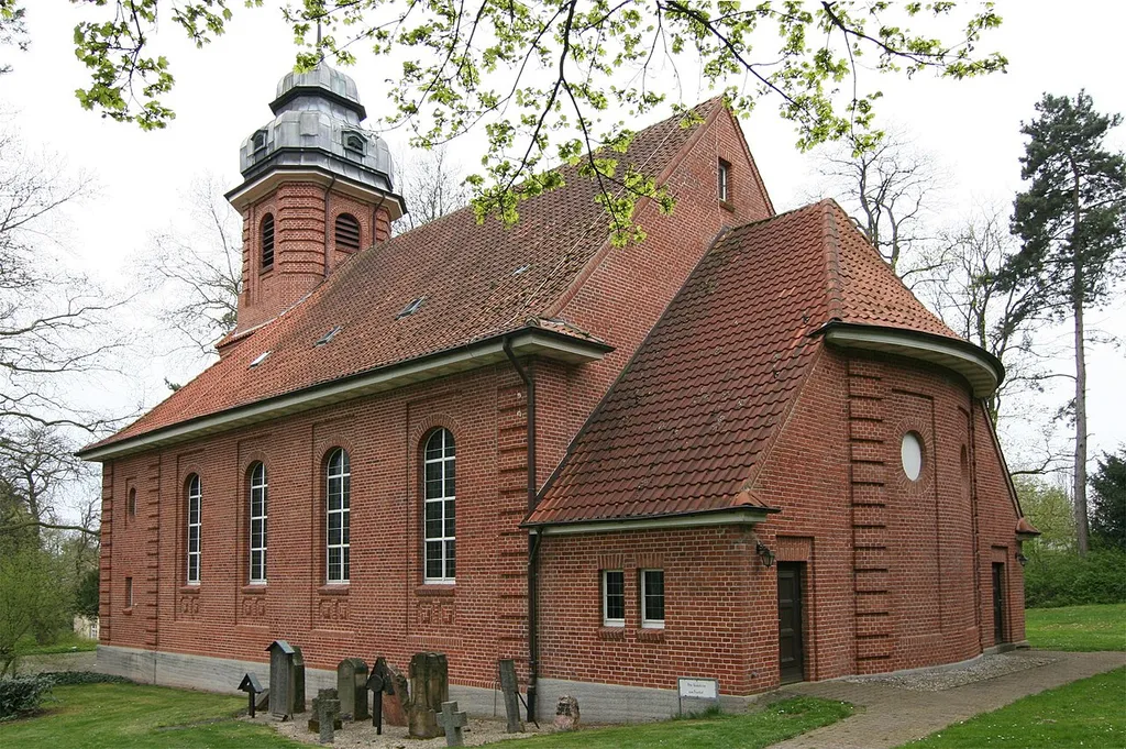 The hospital church of the Klinikum am Weissenhof in Weinsberg from the Northeast
