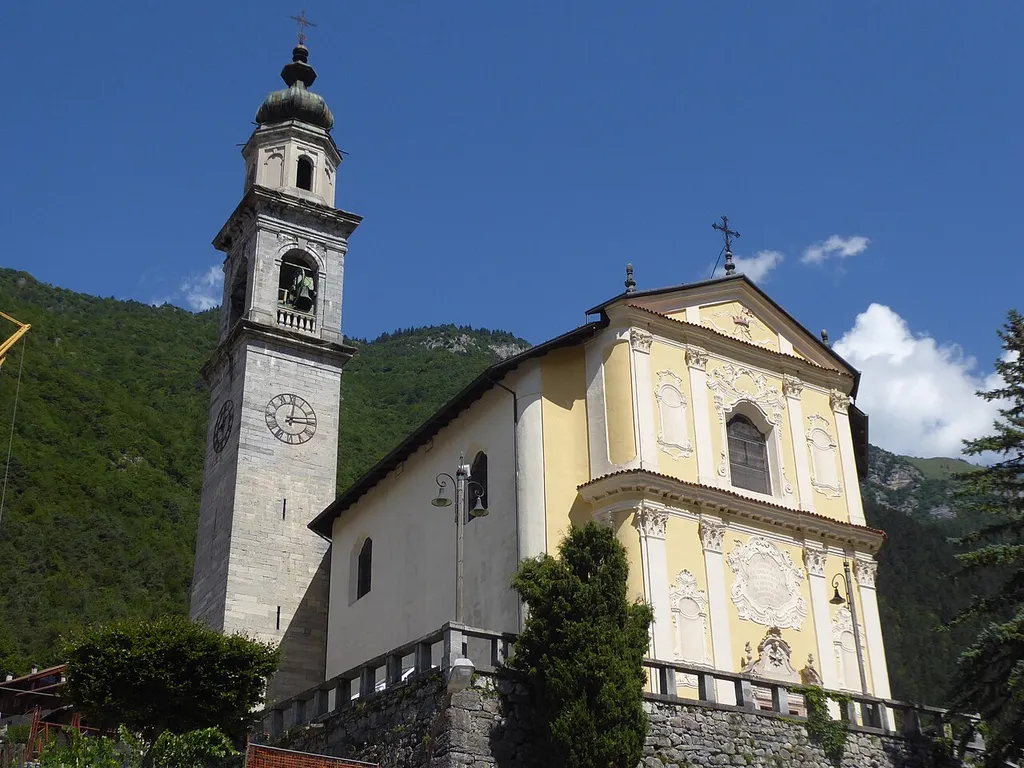 Ragoli (Tre Ville, Trentino, Italy), Sainta Faustinus church