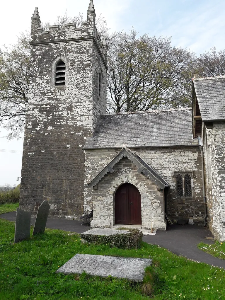 St Helena's church, Helland, Cornwall on 13th April, 2019