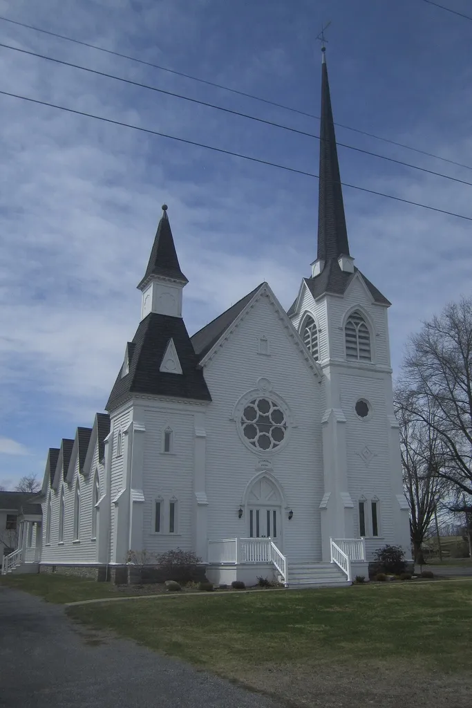 West Charlton United Presbyterian Church, West Charlton NY, known as the "Scotch Church" (1881).