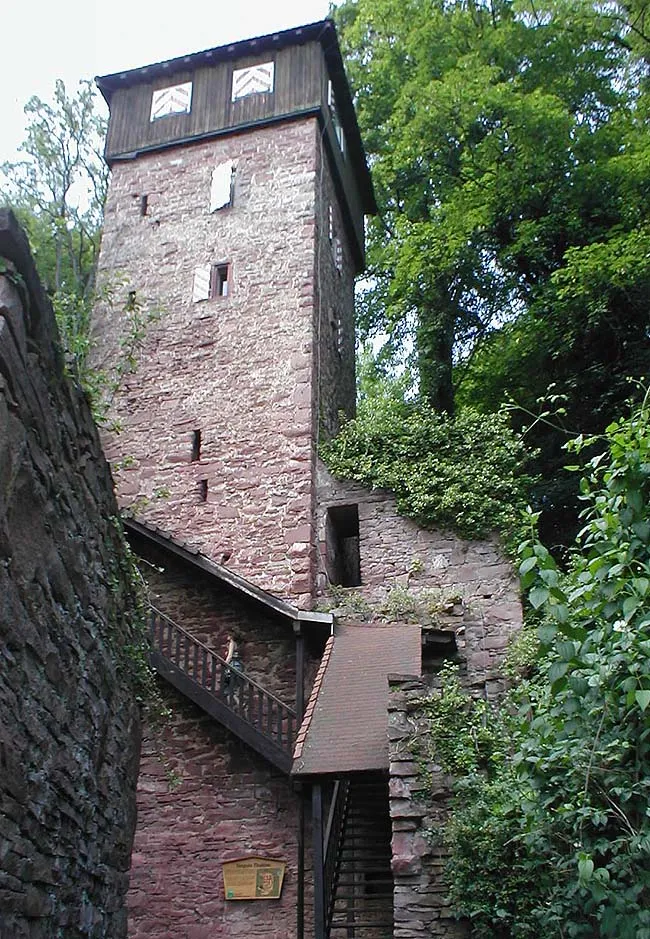 Burg Dauchstein in Binau im Odenwald