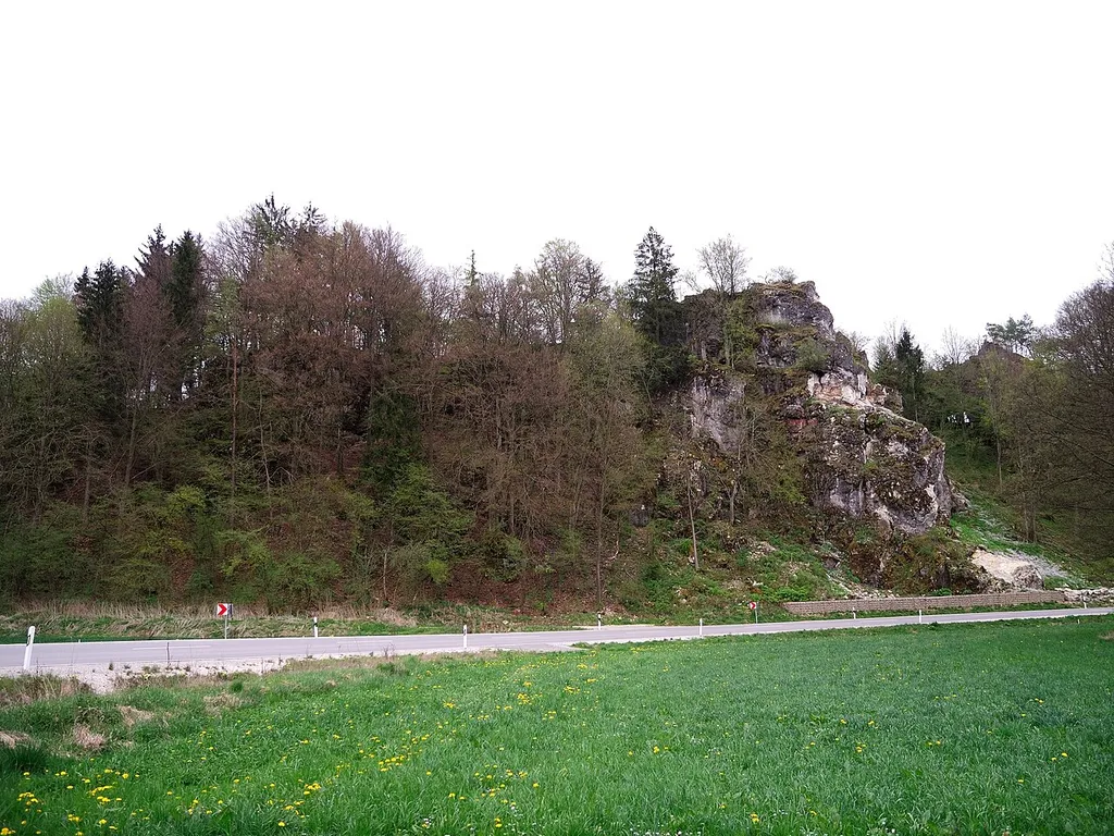 Burgstall Durchelenburg - Ansicht des Schlossberges aus nördlicher Richtung