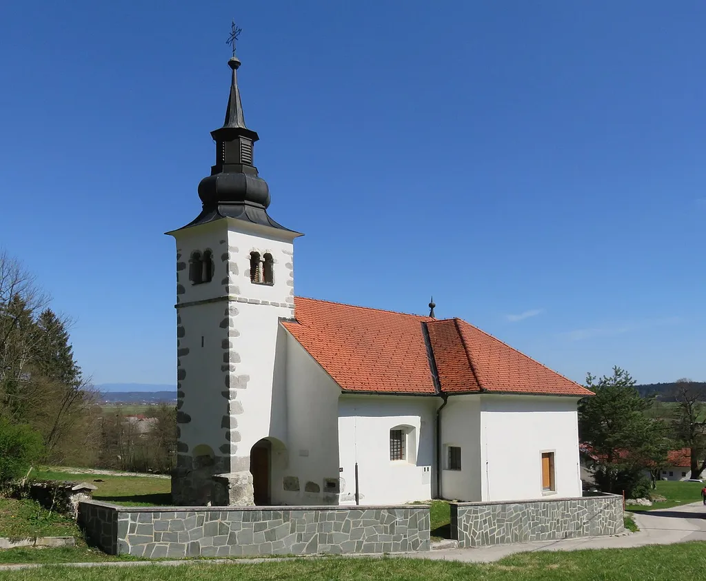 Saint James's Church in Strahomer, Municipality of Ig, Slovenia