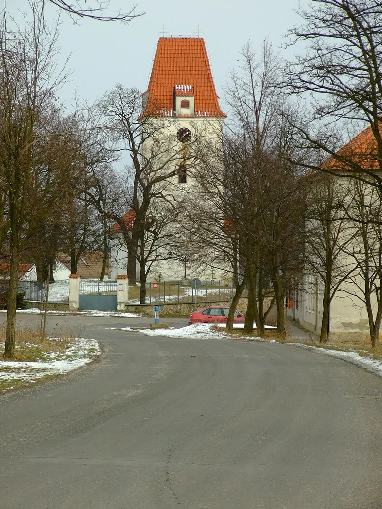 Vráž village near the city of Beroun, Central Bohemian region, CZ