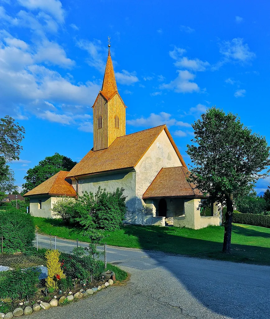 Subsidiary church Saint Bartholomew in Ragain, municipality Wernberg, district Villach Land, Carinthia, Austria, EU