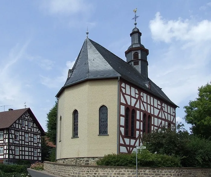 Stumpertenrod - Tudor church's largest timber-framed hall-church in Hessen