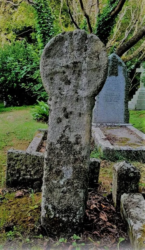 Old Wayside Cross - moved to Gwinear churchyard, Gwinear Gwithian Parish