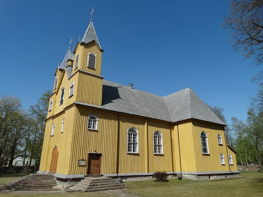 Catholic church, Rozalimas, Pakruojis District, Lithuania