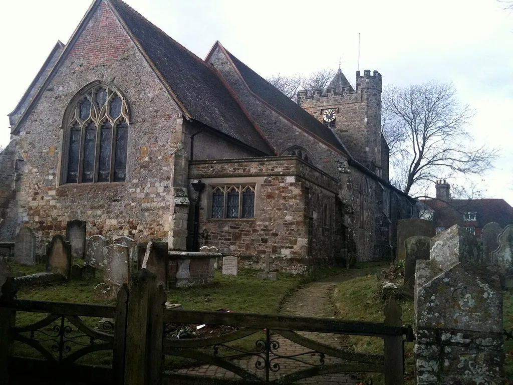 St. George's Church in Brede, East Sussex taken in February 2011