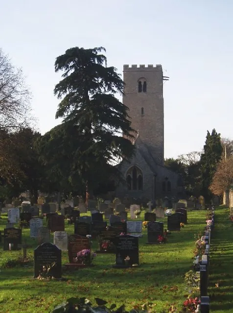 Church of England parish church of St Thomas of Canterbury, Clapham, Bedfordshire, seen from the east