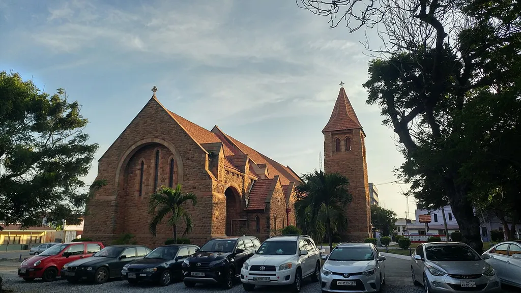 Holy Trinity Church in Accra. It was founded in the year 1894 AD