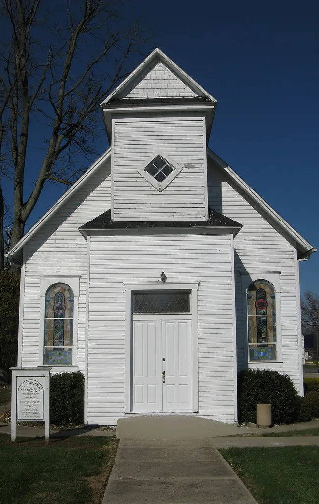 St. Stephen's African Methodist Episcopal Church in Hanover, Indiana.