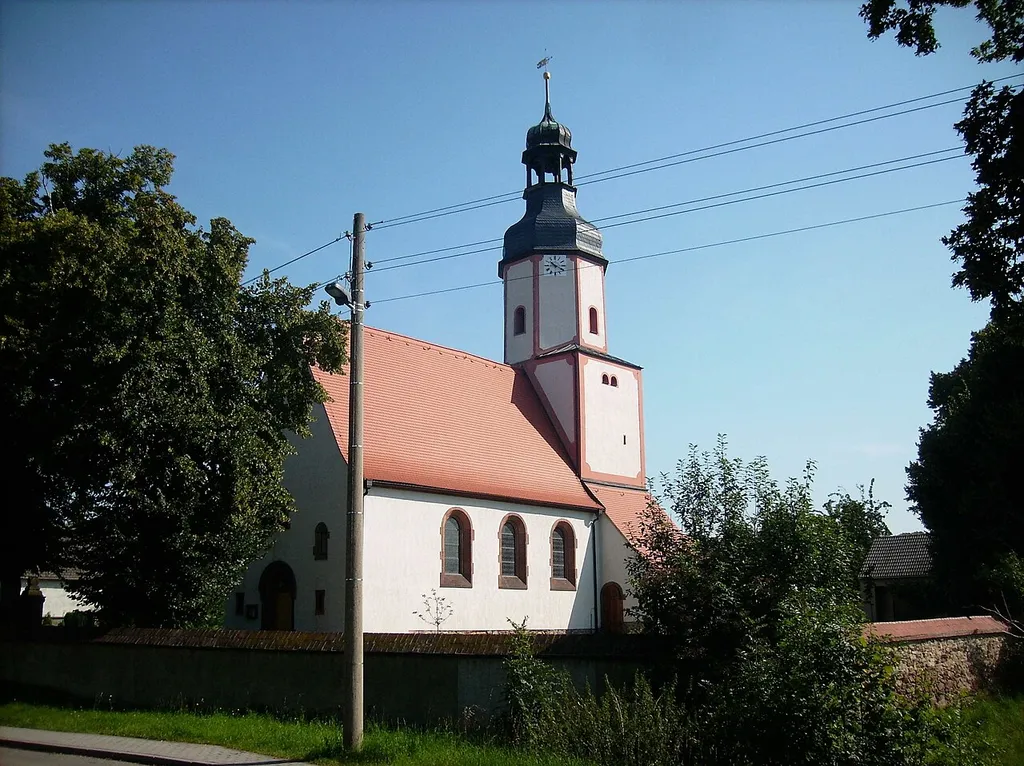 Church of the village of Ebersbach (Bad Lausick, Leipzig district, Saxony)