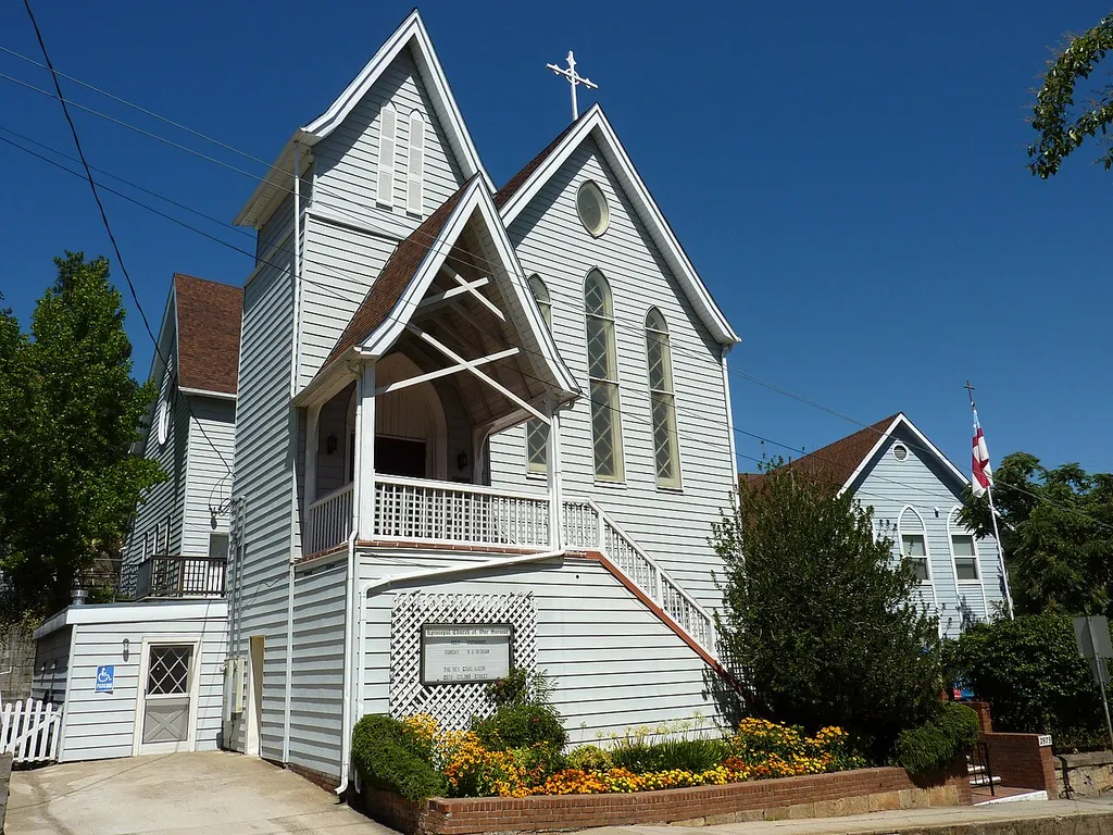 Episcopal Church of Our Saviour, Placerville, California, USA.
