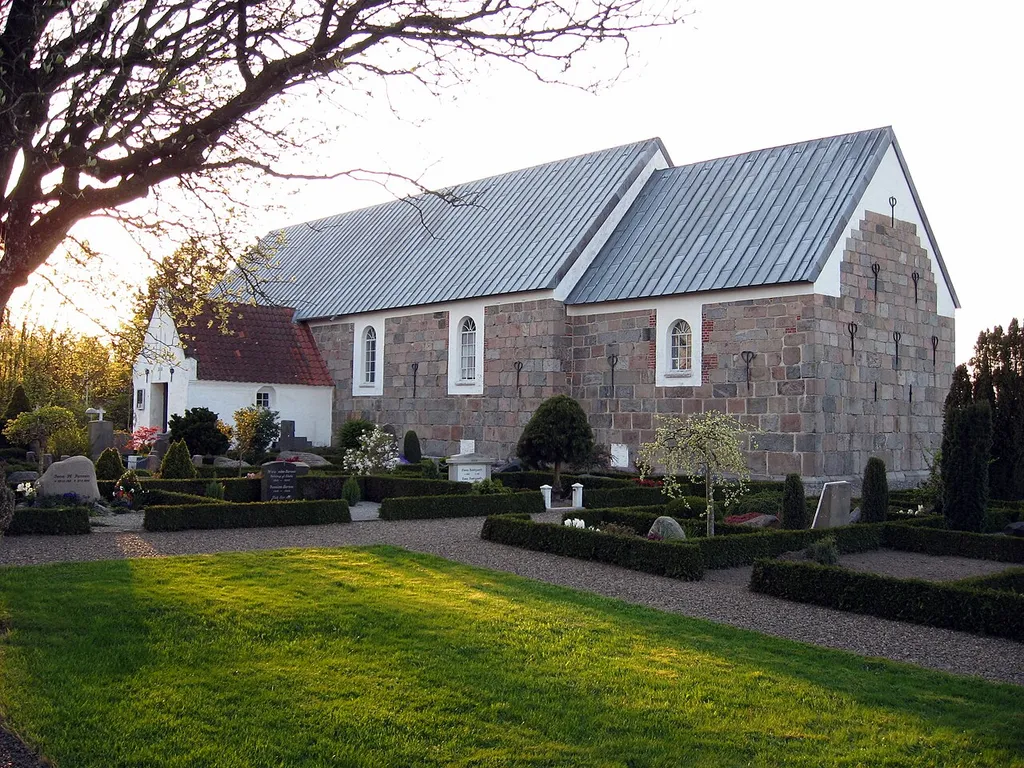 Jelstrup Kirke (Hjørring Kommune), genskabt i 2006 ved frivilligt arbejde
