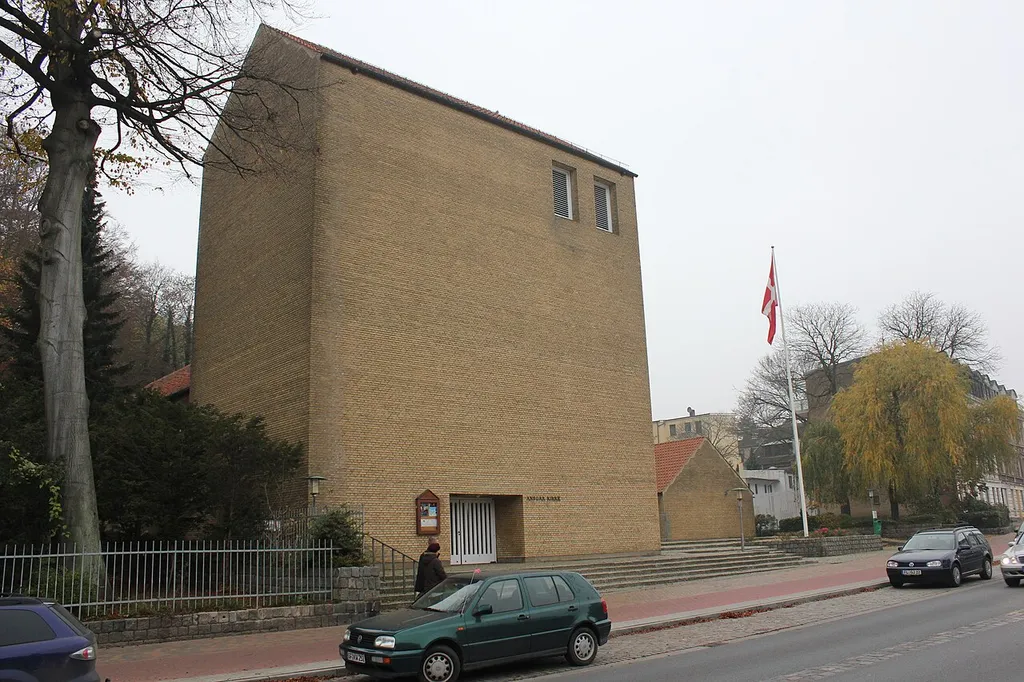 Ansgar Kirche, Ansgar Kirke, Flensburg, Flensborg, Apenrader Straße