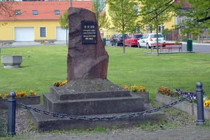 Monument to inception of Czechoslovakia in Srbice