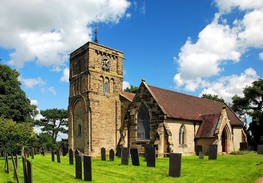 Parish church Of St Peter, Higham-on-the-Hill, Leicestershire. .mw-parser-output .messagebox{margin:4px 0;width:auto;border-collapse:collapse;border:2px solid var(--border-color-progressive,#6485d1);background-color:var(--background-color-neutral-subtle,#fbfcff);color:var(--color-base,#202122);box-sizing:border-box;border-inline-start-width:8px}.mw-parser-output .messagebox.mbox-small{font-size:88%;line-height:1.25em}.mw-parser-output .mbox-warning,.mw-parser-output .mbox-speedy{border:2px solid var(--border-color-error,#b22222);background:var(--background-color-error-subtle,#ffdbdb);border-inline-start-width:8px}.mw-parser-output .mbox-serious,.mw-parser-output .mbox-delete,.mw-parser-output .mbox-stop{border:2px solid var(--border-color-error,#b22222);border-inline-start-width:8px}.mw-parser-output .mbox-issue,.mw-parser-output .mbox-content{border:2px solid #f28500;background:var(--background-color-warning-subtle,#ffe);border-inline-start-width:8px}.mw-parser-output .mbox-query,.mw-parser-output .mbox-style{border:2px solid #f4c430;background:var(--background-color-warning-subtle,#ffe);border-inline-start-width:8px}.mw-parser-output .mbox-shit{border:2px solid #960;border-inline-start-width:8px}.mw-parser-output .mbox-license{border:2px solid #88a;border-inline-start-width:initial}.mw-parser-output .mbox-legal{border:2px solid var(--border-color-notice,#666);background:var(--background-color-base,#fff);border-inline-start-width:8px}.mw-parser-output .mbox-honor{border:2px solid #ca3;background:var(--background-color-warning-subtle,#fcf4db);border-inline-start-width:8px}.mw-parser-output .mbox-growth{border:2px solid #8d4;background:var(--background-color-success-subtle,#d5fdf4);border-inline-start-width:8px}.mw-parser-output .mbox-move{border:2px solid #93c;border-inline-start-width:8px}.mw-parser-output .mbox-protection,.mw-parser-output .mbox-message{border:2px solid var(--border-color-base,#aaa);border-inline-start-width:8px}.mw-parser-output .messagebox .mbox