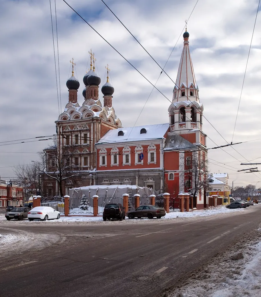 Verkhnaya Radischevskaya Street, Moscow - St. Nicholas church.