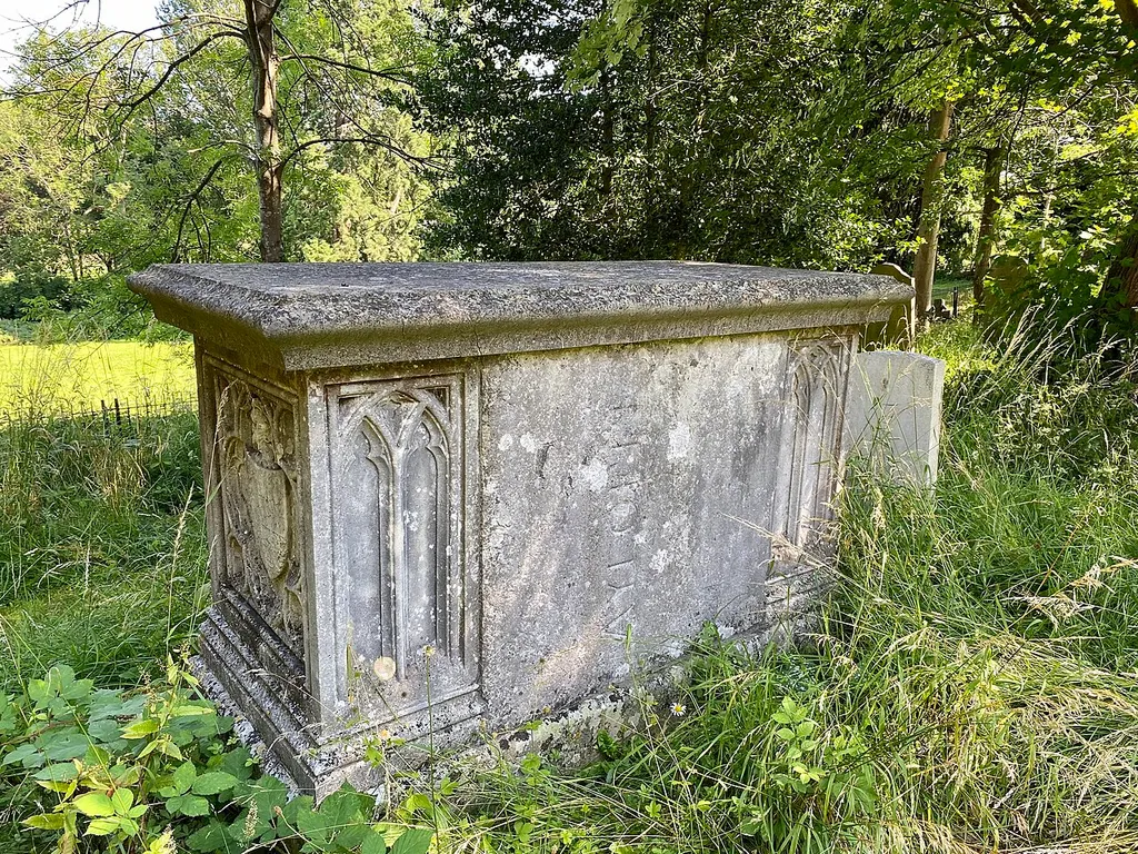 The tomb of Joseph Ayloffe at St Mary's Churchyard in Hendon
