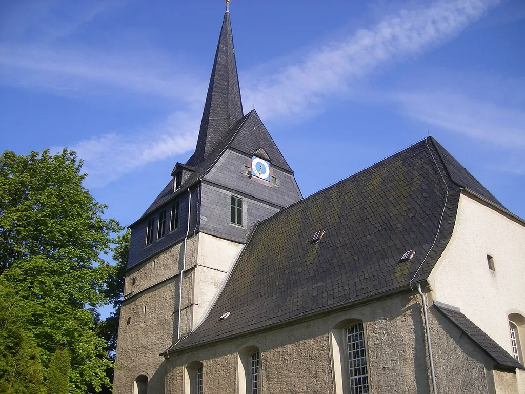 The church in Thonhausen near Schmölln/Thuringia/Germany