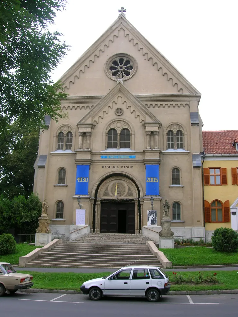 A church in Keszthely, Hungary.