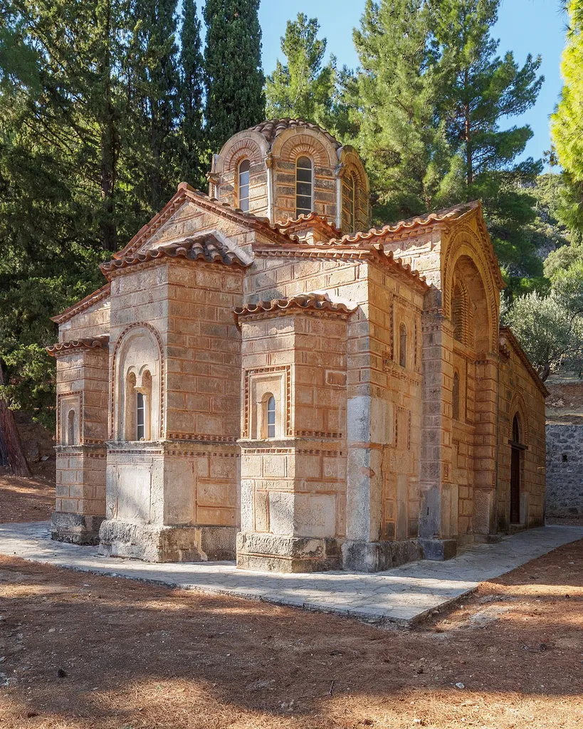 The byzantine church of Christ Saviour in Amfissa.