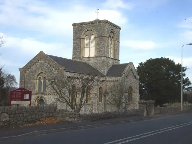 Holy Trinity parish church, Cleeve, Somerset, seen from the south
