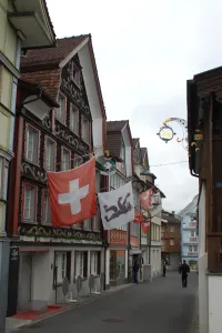 medieval and modern village