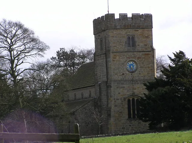 AllSaints Church : Manfield. Originally Norman now mainly victorian, some 13c. windows and south arcade . The north arcade is c.1300. Impressive tower 1550-1700,ornate victorian font.