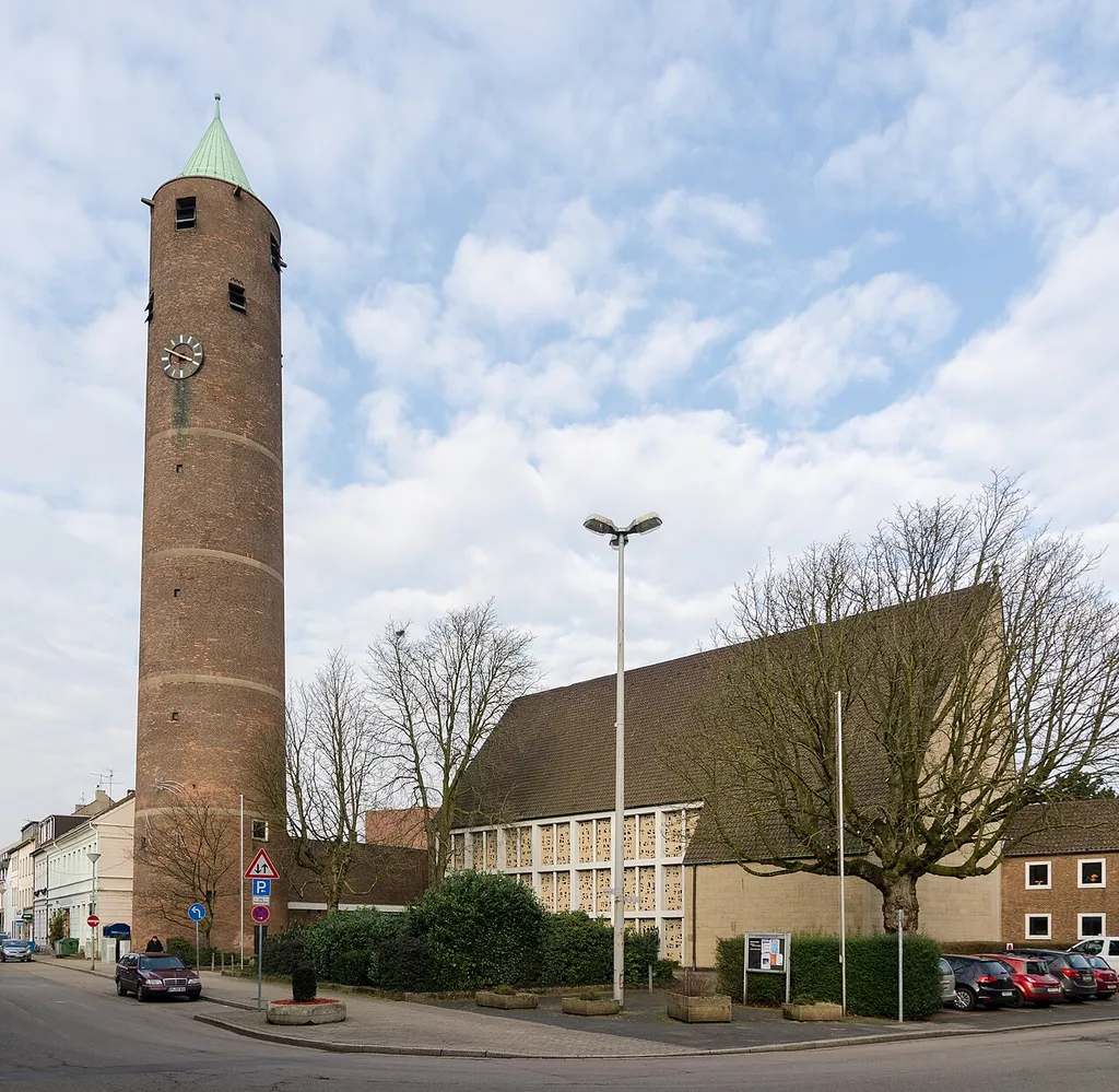 Krefeld (North Rhine-Westphalia, Germany) – district Uerdingen – Protestant Saint Michael Church