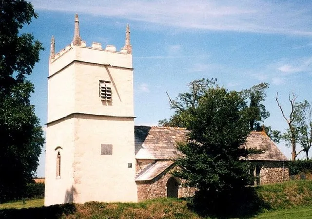 St James' parish church, Luffincott, Devon, seen from the south
