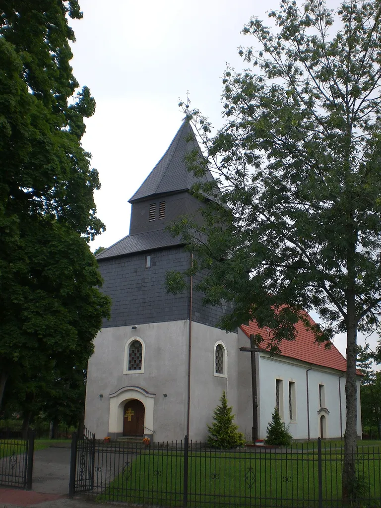Our Lady of Częstochowa church in Łupawa, Poland
