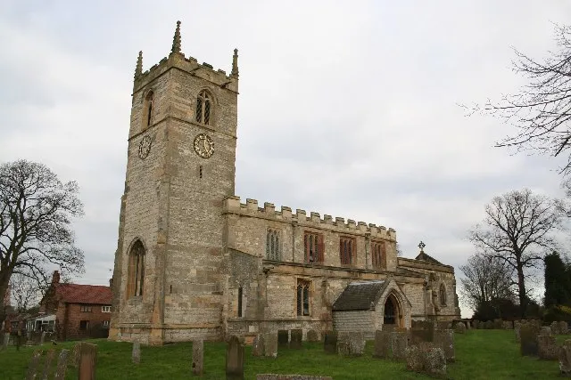 St.Wilfrid's church, Low Marnham. Now in the care of the Redundant Churches Fund, St.Wilfrid's has two early 13th century arcades and a superb ogee south doorway.