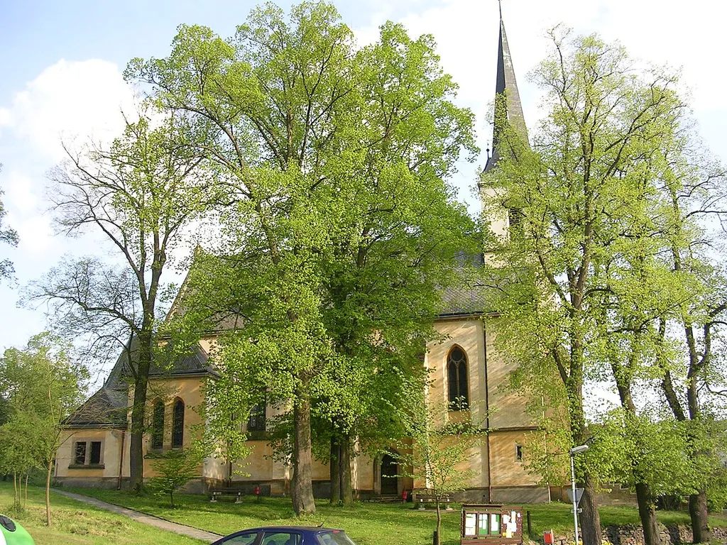 Křivoklát, the Czech Republic. St. Peter Churche in Amalín.
