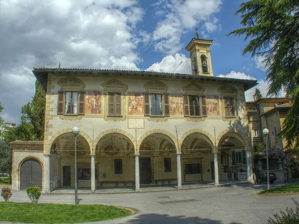 Lugano, Tessin, Switzerland - Santa Maria di Loreto church - Front view