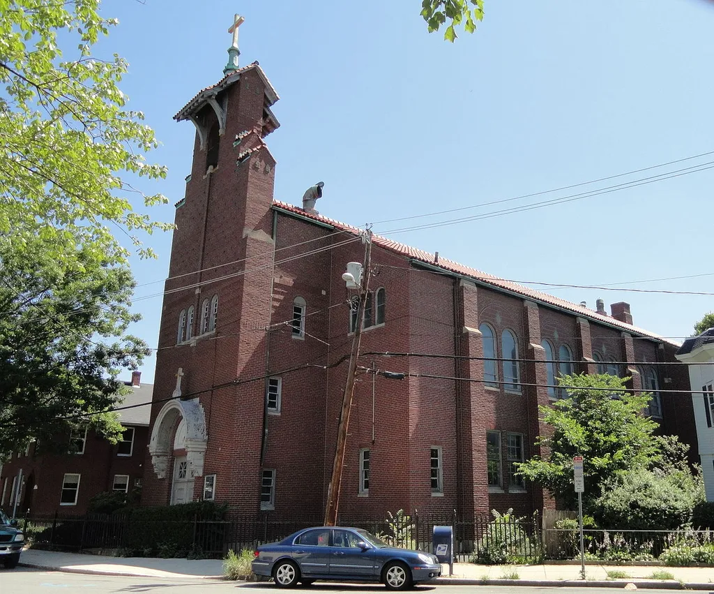 Immaculate Conception Church, 432 Windsor Street, Cambridge, Massachusetts, USA.
