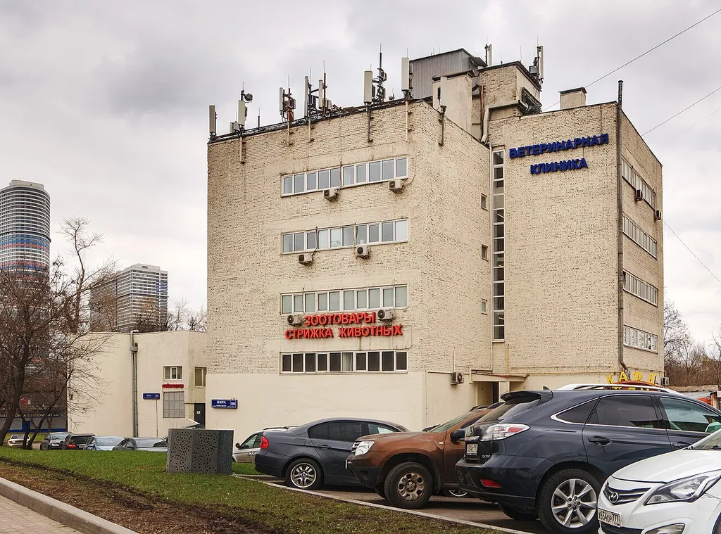 Dormitory of workers of a cotton factory in Rostokino