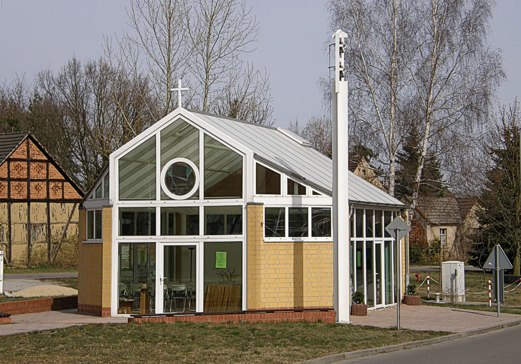 Die neue Kirche in Kolkwitz Ortsteil Glinzig