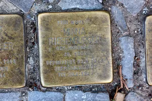 Stolperstein dedicated to Minna Riesenburger