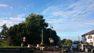 Upton cross in old churchyard