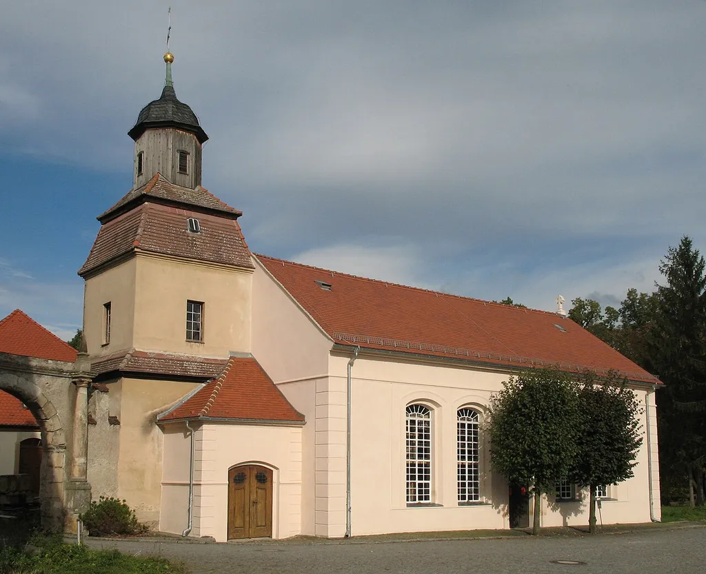 Church in Radeburg-Berbisdorf in Saxony, Germany