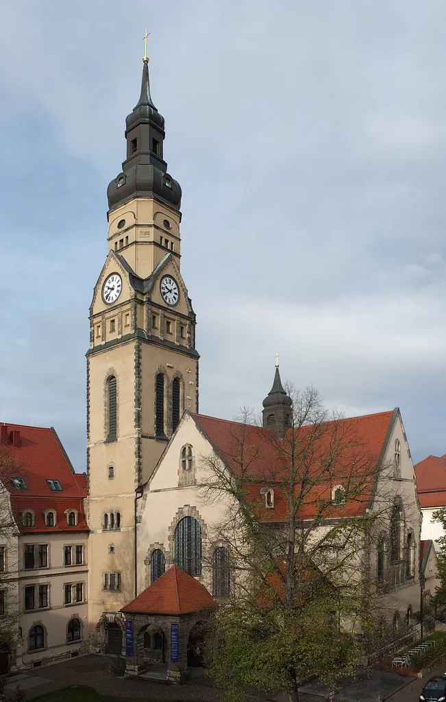 St. Philip's Church in Leipzig, Germany (view SE) Liste der Kulturdenkmale in Leipzig, ID 09292605 (Landesamt für Denkmalpflege Sachsen).