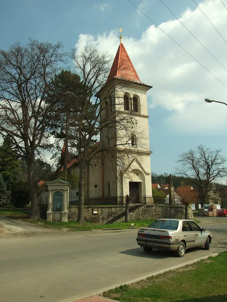 SS. Peter and Paul church in Všetaty, Mělník District, Central Bohemian Region, CZ