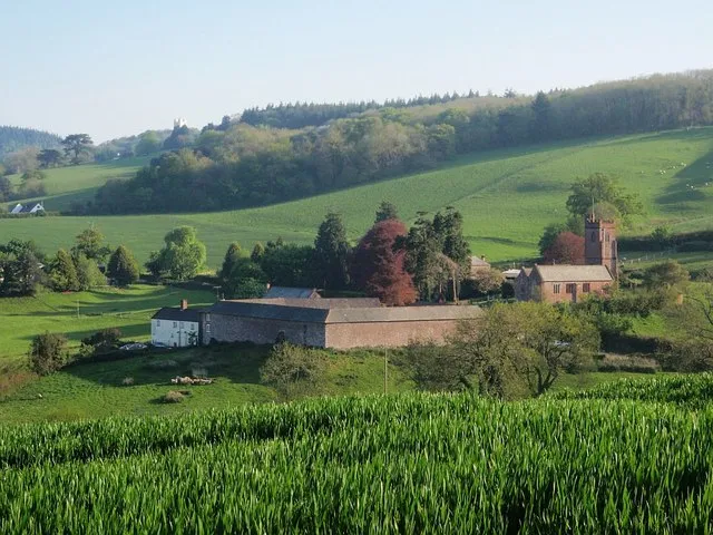 A view over Dunchideock, near Exeter, Devon, England.