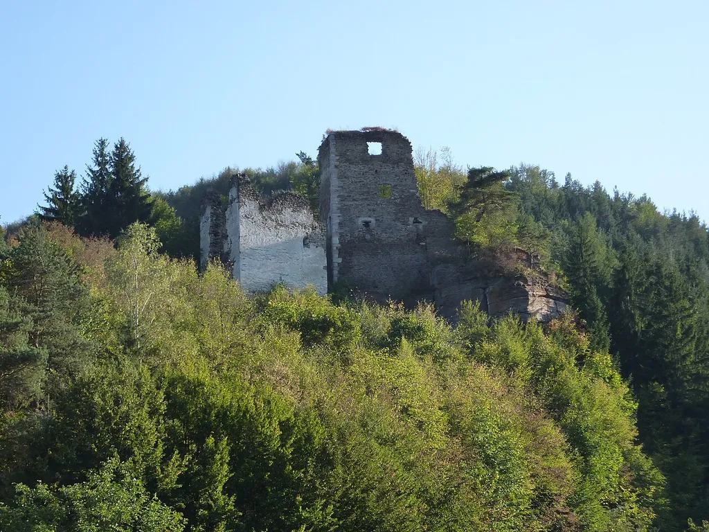 Burgruine, Hohenstein, Gföhl, Niederösterreich This media shows the protected monument with ObjektID 31597 in Austria. (Commons, de, Wikidata)