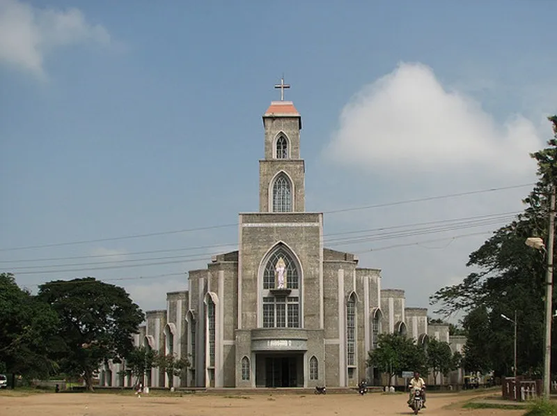 Biggest Church in South Asia. Located in the city of Shimoga, Karnataka, INDIA