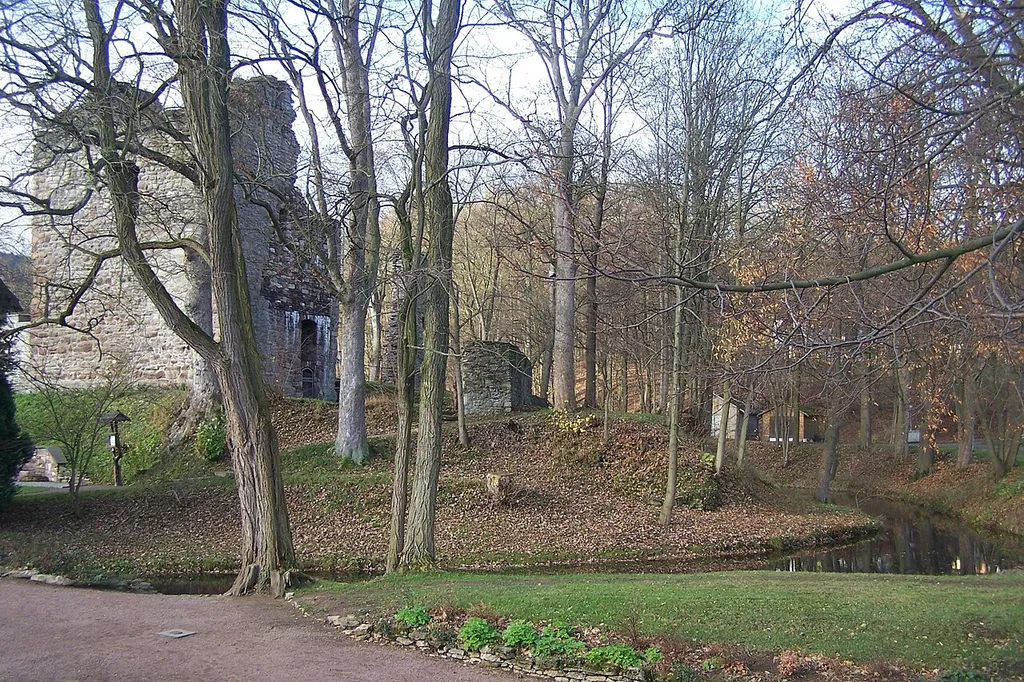In front of Winterstein castle.