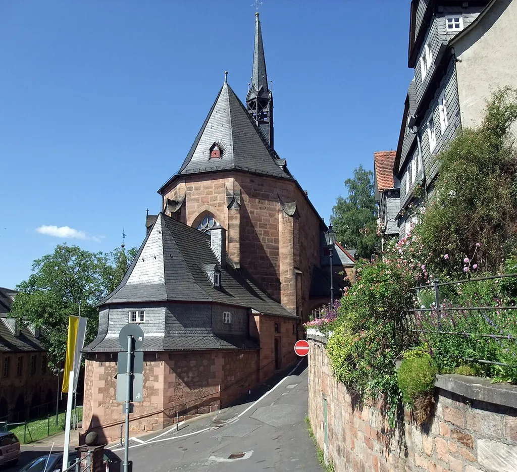Kugelkirche in Marburg aus Richtung Osten