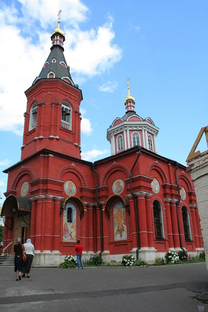 Kirche der Heiligen Fürsten Boris und Gleb zu Degunino, Moskau.